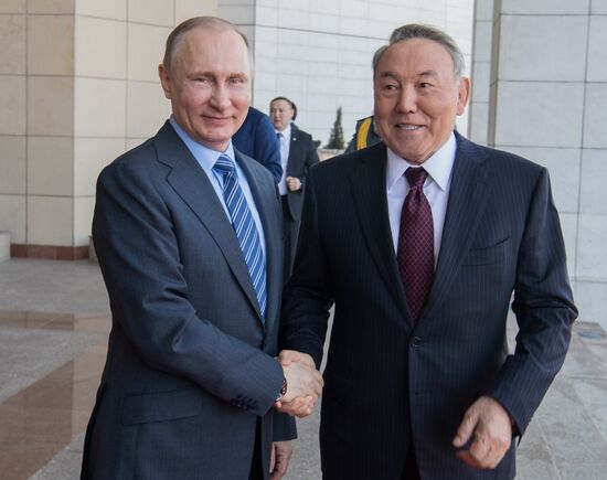 Russian President Vladimir Putin visits Kazakhstan