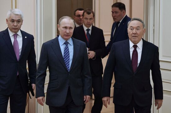Russian President Vladimir Putin visits Kazakhstan