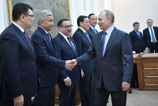 Russian President Vladimir Putin visits Kazakhstan