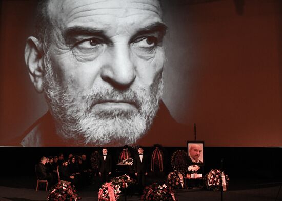 Farewell ceremony for actor Alexei Petrenko in House of Film