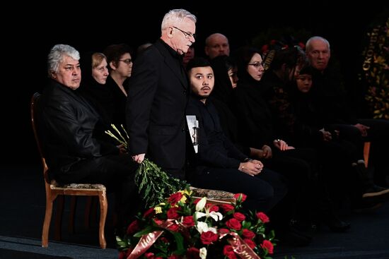 Farewell ceremony for actor Alexei Petrenko in House of Film