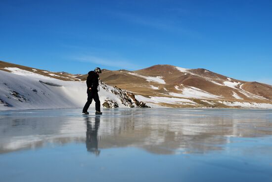 Kosh-Agach district in Republic of Altai