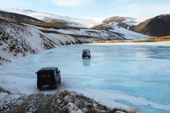 Kosh-Agach district in Republic of Altai