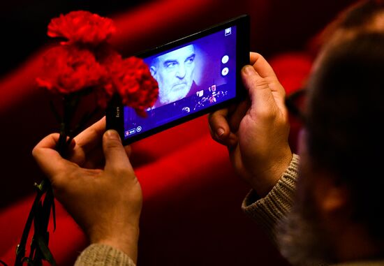 Farewell ceremony for actor Alexei Petrenko in House of Film