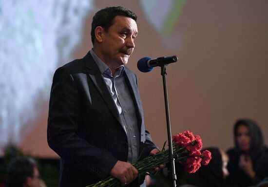 Farewell ceremony for actor Alexei Petrenko in House of Film