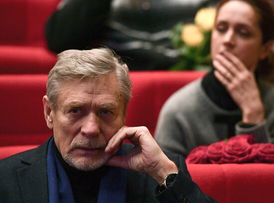 Farewell ceremony for actor Alexei Petrenko in House of Film