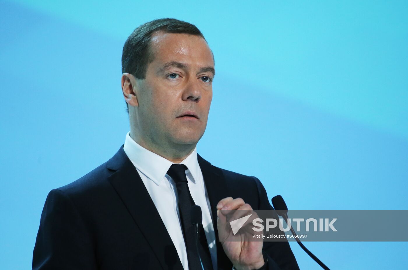 Russian Prime Minister Dmitry Medvedev participates in Russian Investment Forum