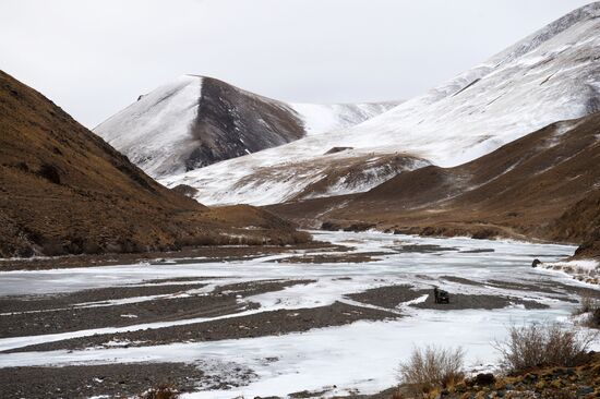 Kosh-Agach district in Republic of Altai