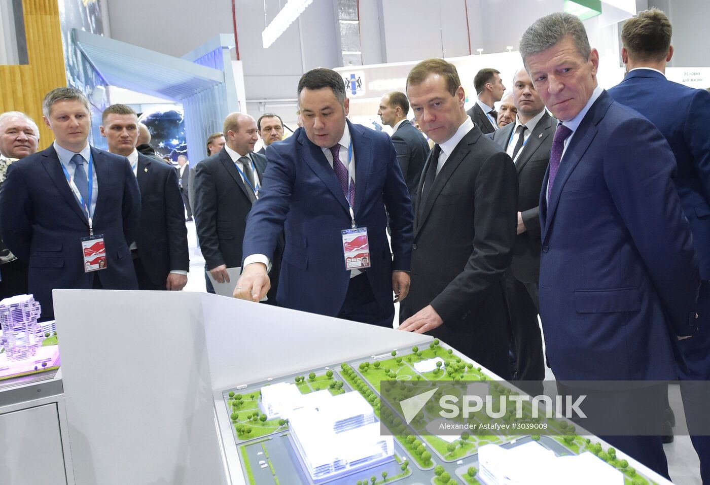 Russian Prime Minister Dmitry Medvedev participates in Russian Investment Forum