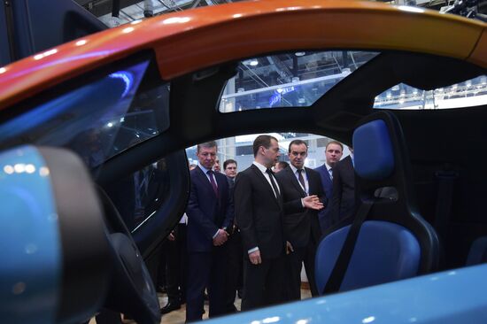 Russian Prime Minister Dmitry Medvedev participates in Russian Investment Forum