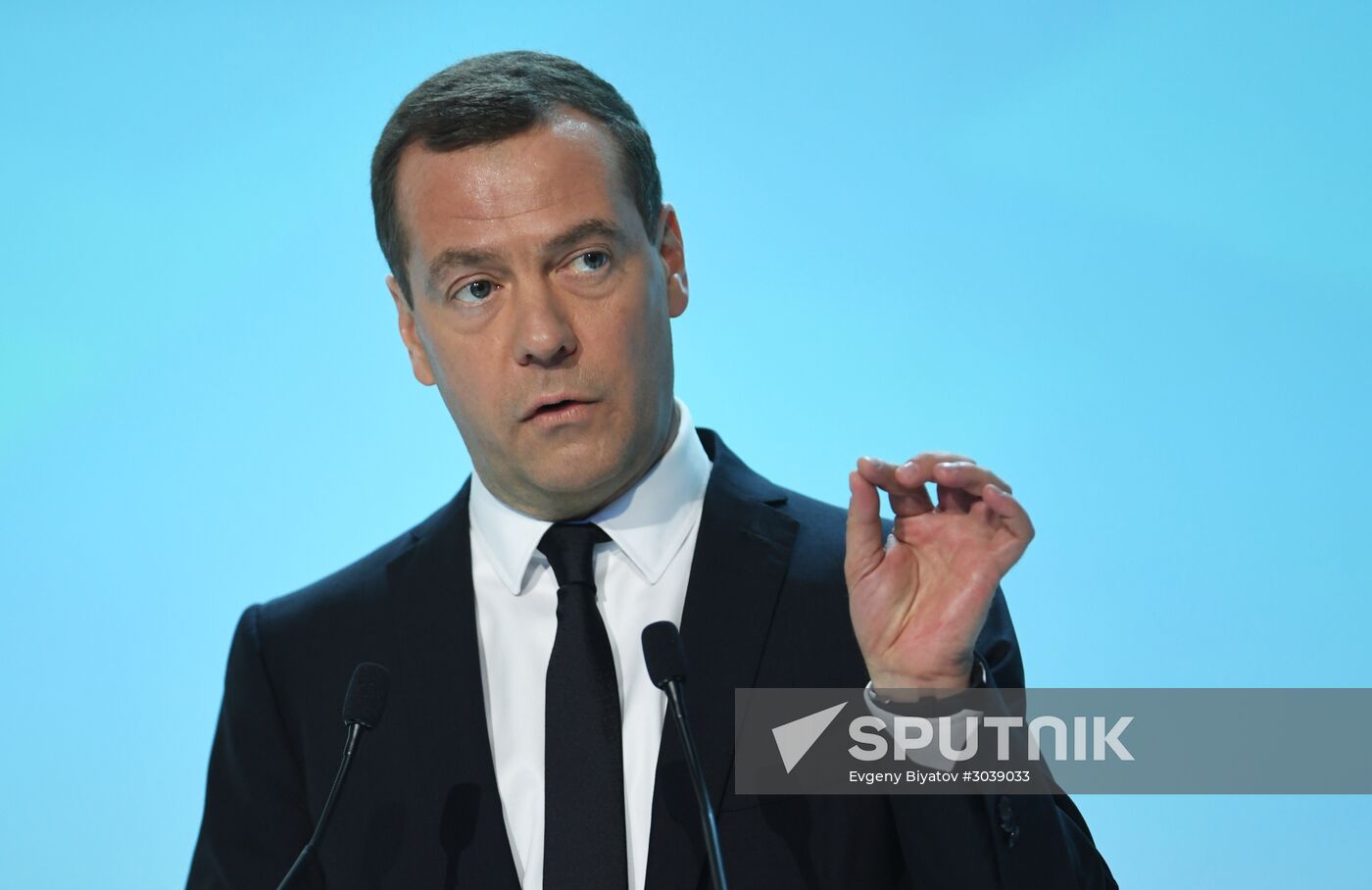 Russian Prime Minister Dmitry Medvedev participates in Russian Investment Forum