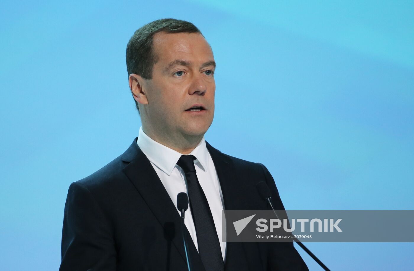 Russian Prime Minister Dmitry Medvedev participates in Russian Investment Forum