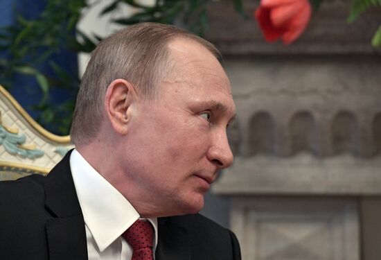 Russian President Vladimir Putin visits Tajikistan