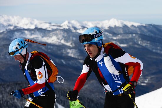 3rd CISM World Military Winter Games. Ski mountaineering. Men's team race