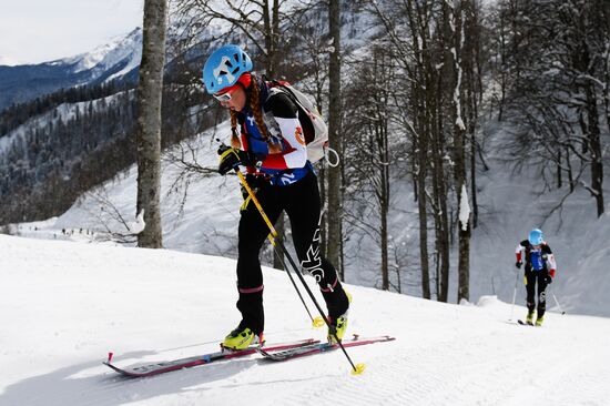 3rd CISM World Military Winter Games. Ski mountaineering. Women's team race