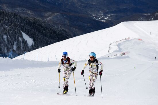 3rd CISM World Military Winter Games. Ski mountaineering. Women's team race