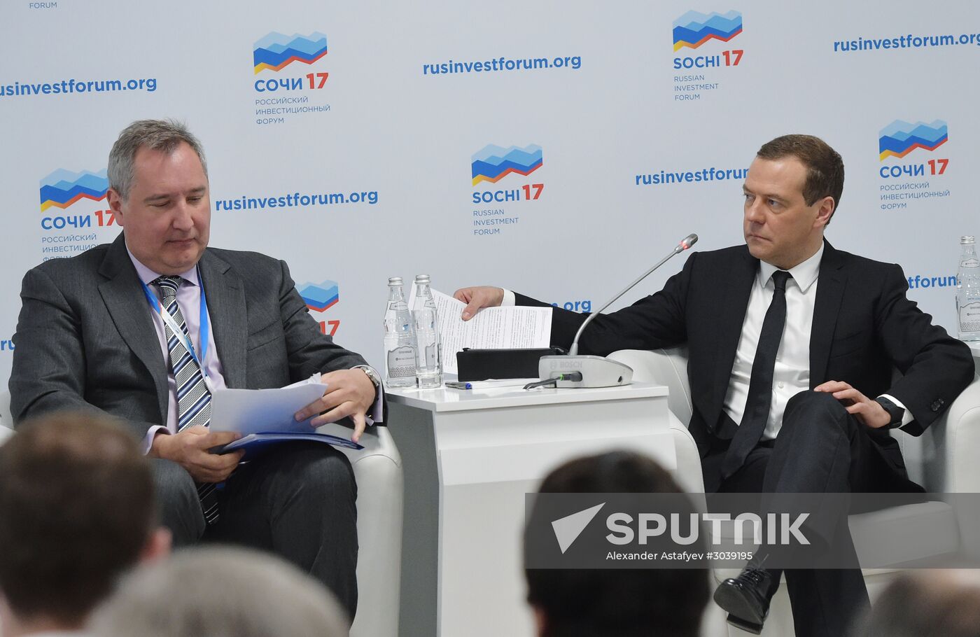 Russian Prime Minister Dmitry Medvedev participates in Russian Investment Forum