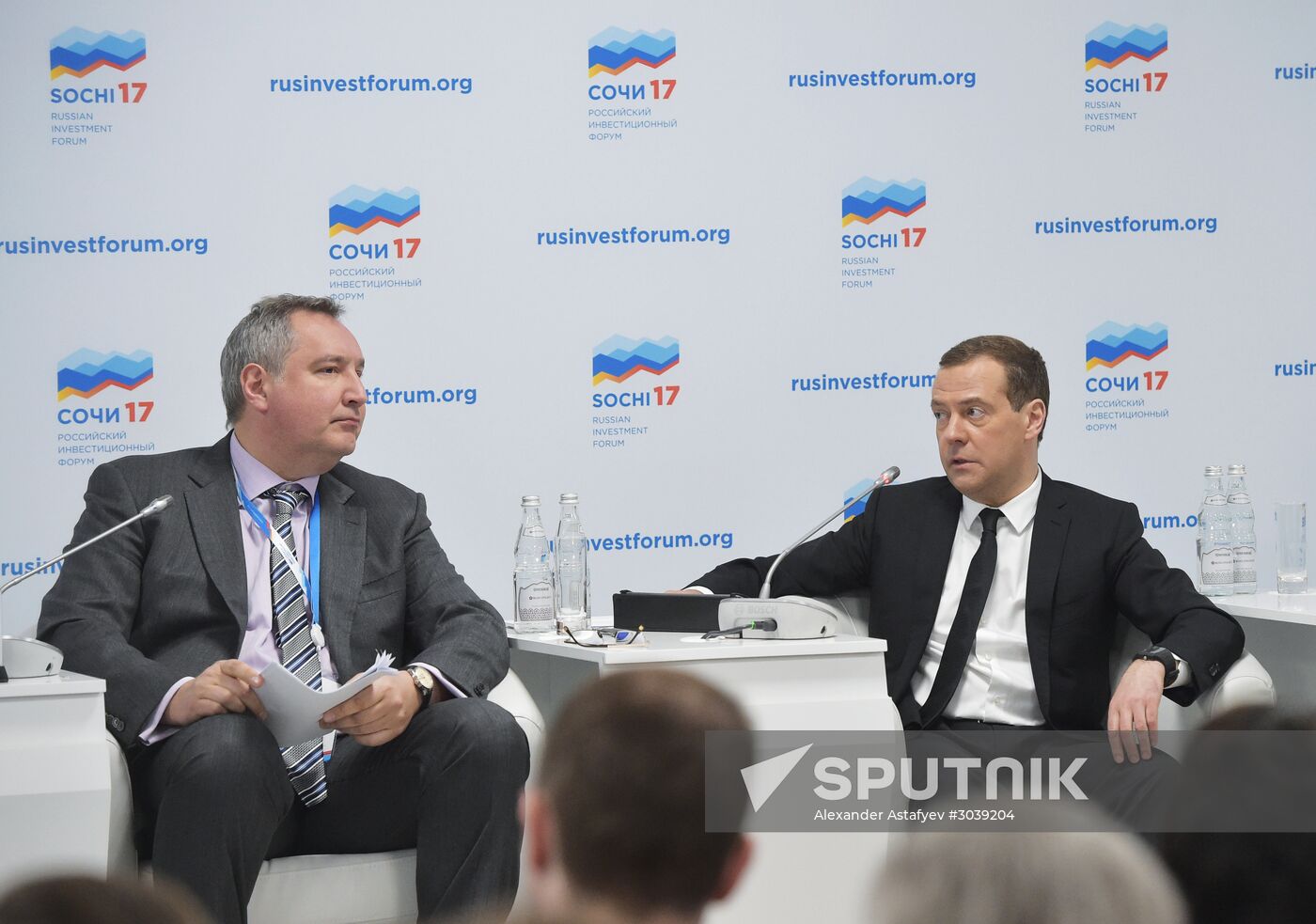 Russian Prime Minister Dmitry Medvedev participates in Russian Investment Forum