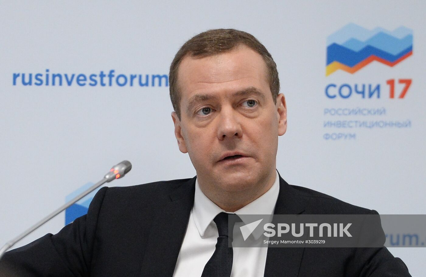 Russian Prime Minister Dmitry Medvedev participates in Russian Investment Forum