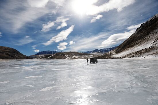 Kosh-Agach district in Republic of Altai