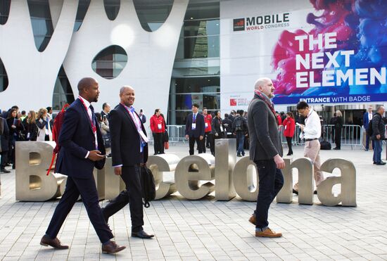 Mobile World Congress expo in Barcelona