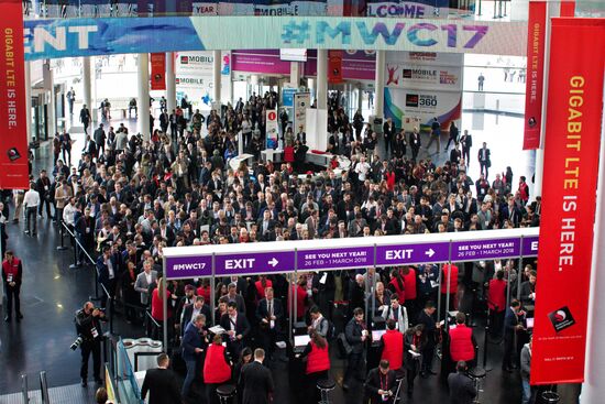 Mobile World Congress expo in Barcelona
