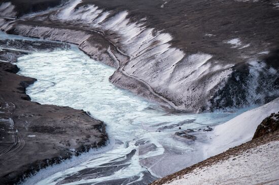 Kosh-Agach district in Republic of Altai