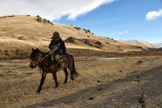 Kosh-Agach district in Republic of Altai