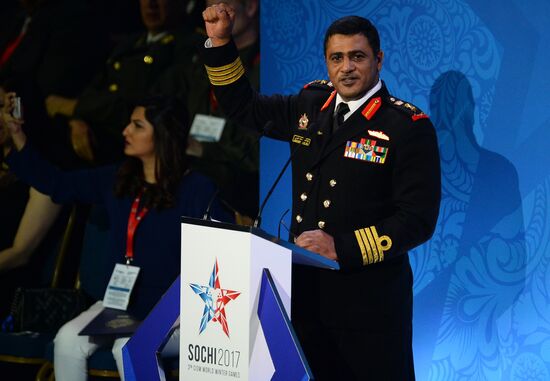 Closing ceremony of the 3rd International Winter Military World Games