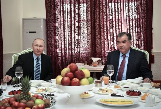Vladimir Putin pays official visit to Tajikistan. Day two