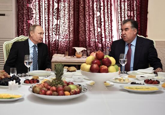 Vladimir Putin pays official visit to Tajikistan. Day two