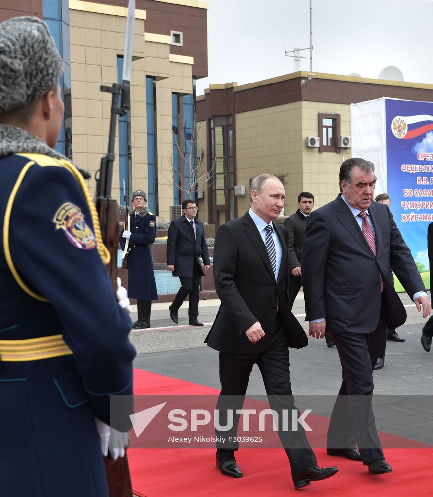 Vladimir Putin pays official visit to Tajikistan. Day two