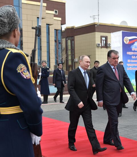 Vladimir Putin pays official visit to Tajikistan. Day two