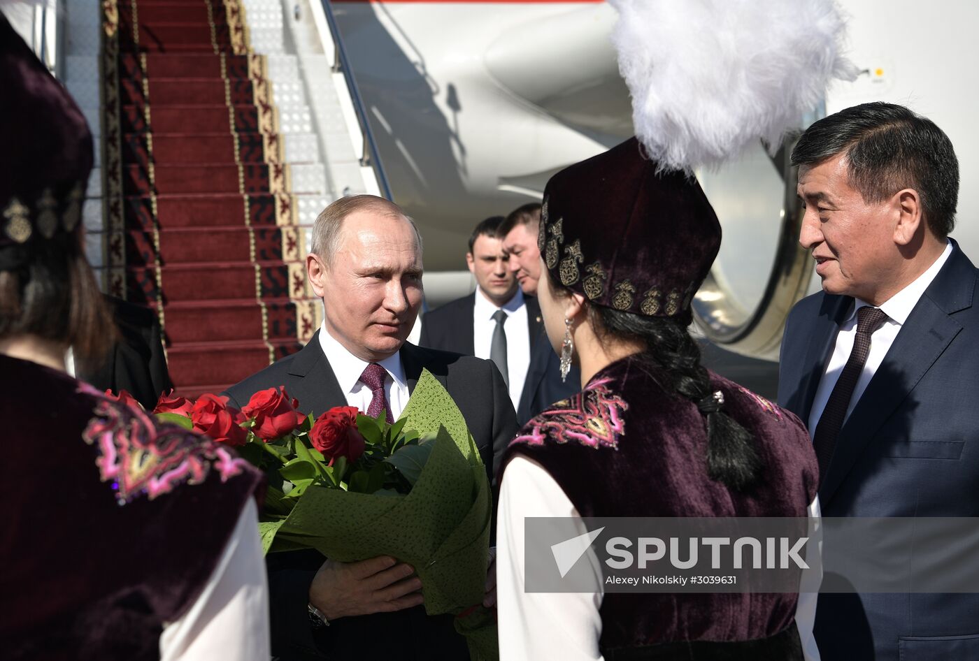 Vladimir Putin pays official visit to Kyrgyzstan
