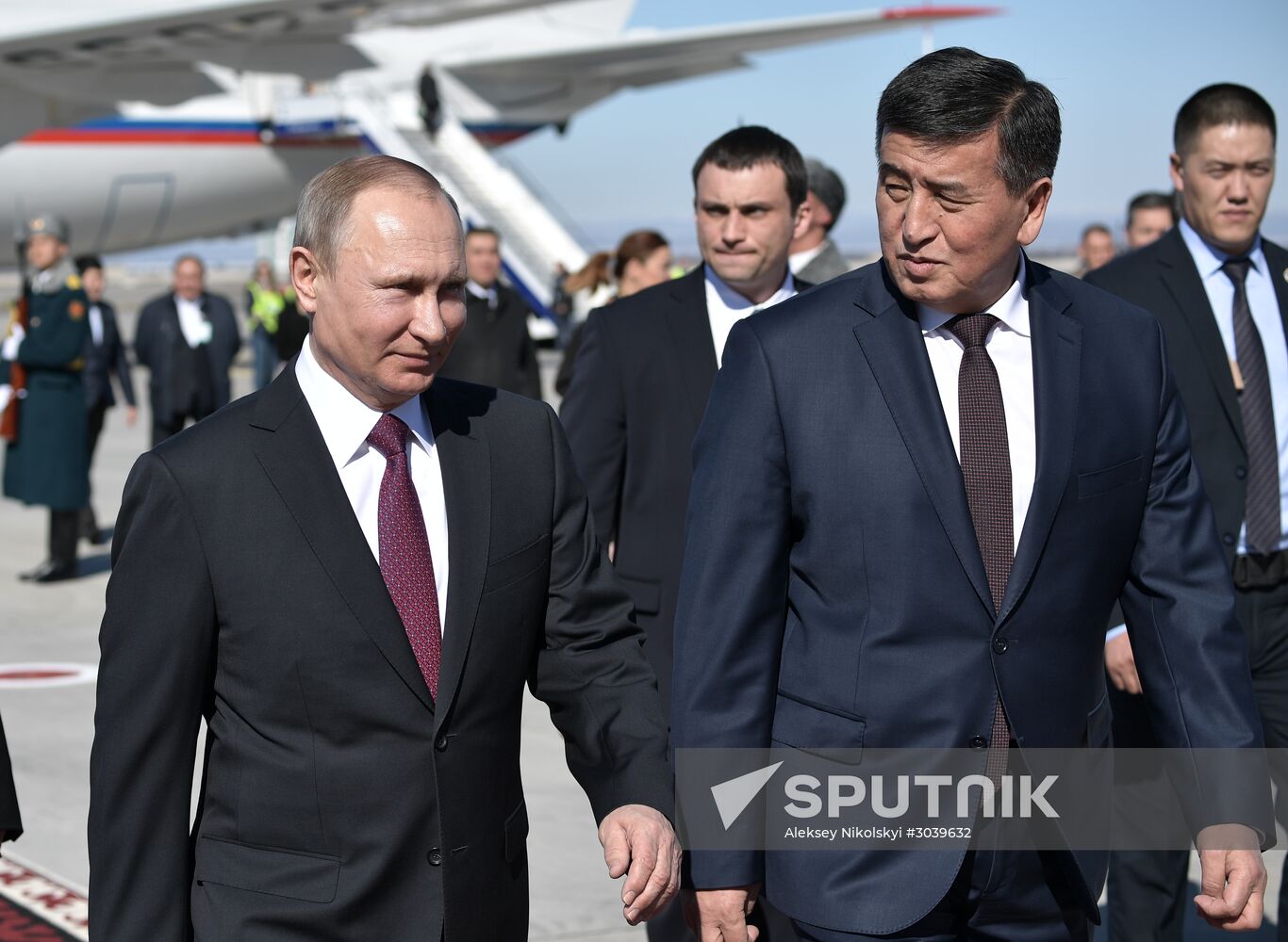Vladimir Putin pays official visit to Kyrgyzstan\