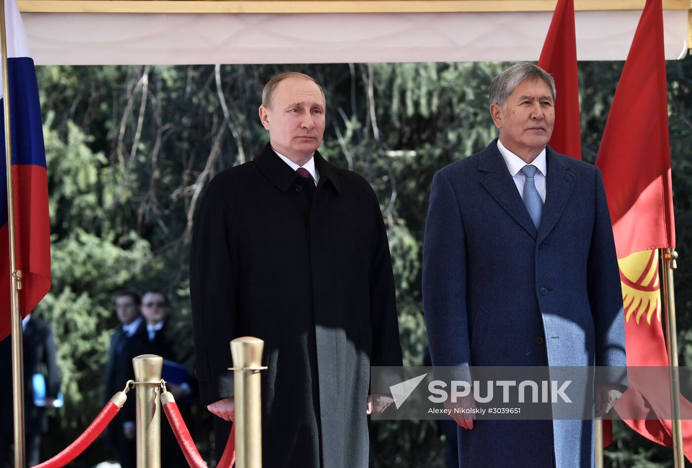 Vladimir Putin pays official visit to Kyrgyzstan