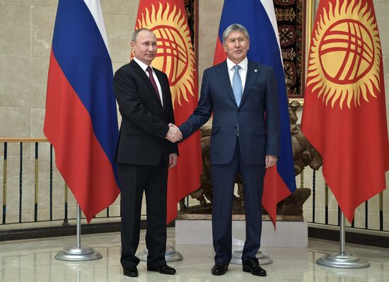 Vladimir Putin pays official visit to Kyrgyzstan\