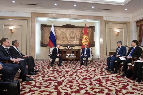 Vladimir Putin pays official visit to Kyrgyzstan