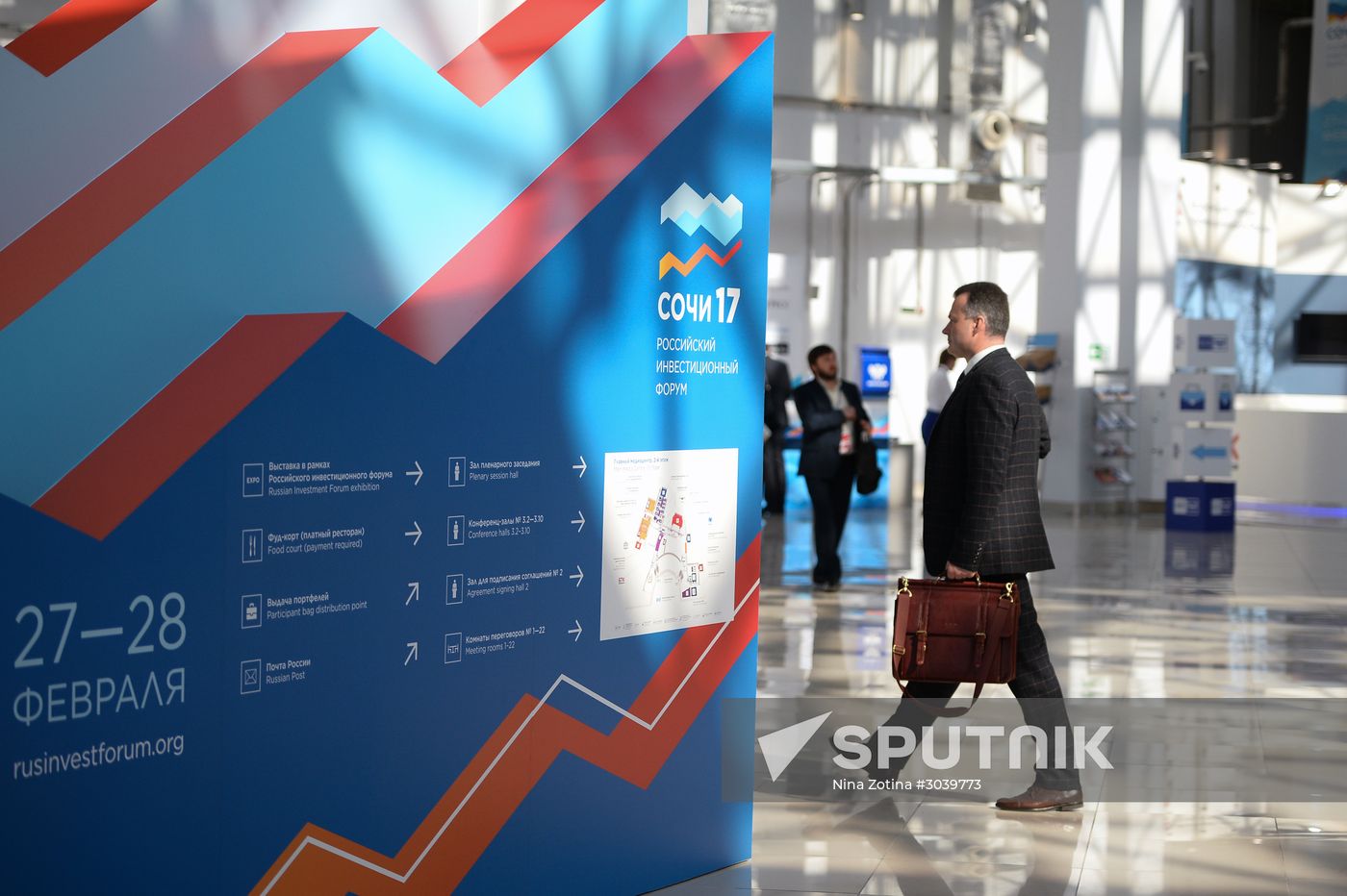 Russian Investment Forum in Sochi