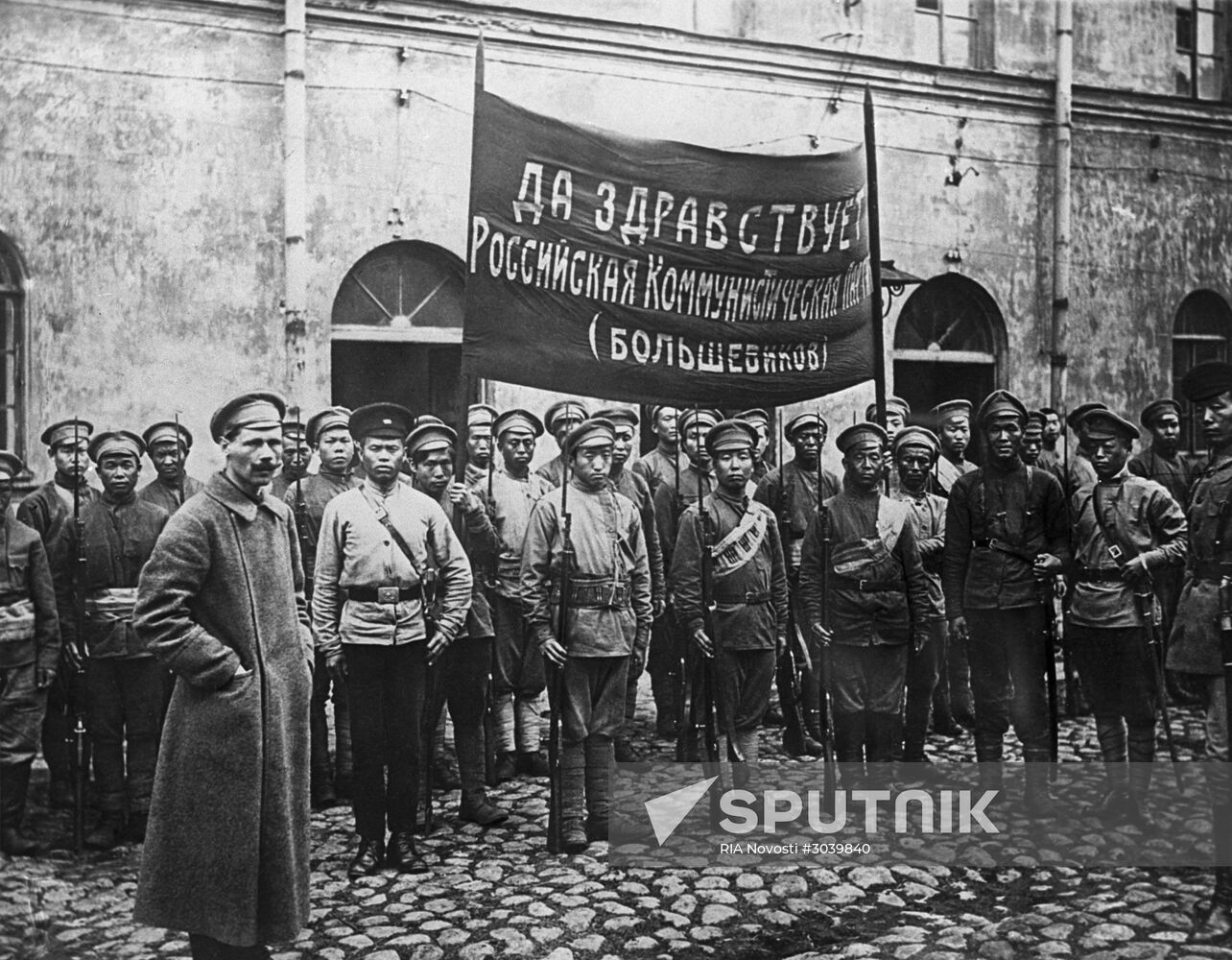 Chinese detachment in Red Army