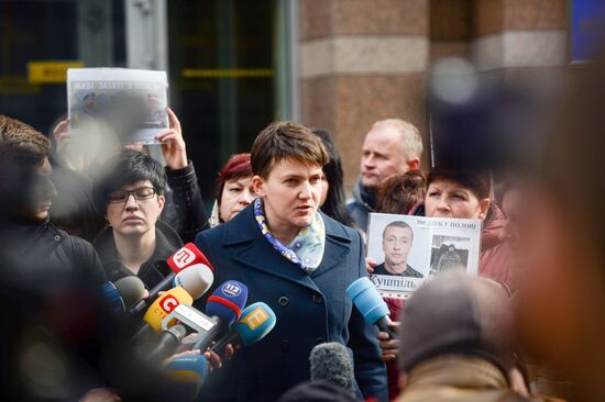 Nadezhda Savchenko's press briefing in Kiev
