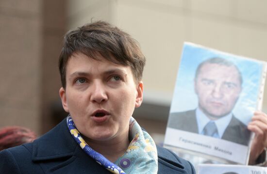 Nadezhda Savchenko's press briefing in Kiev