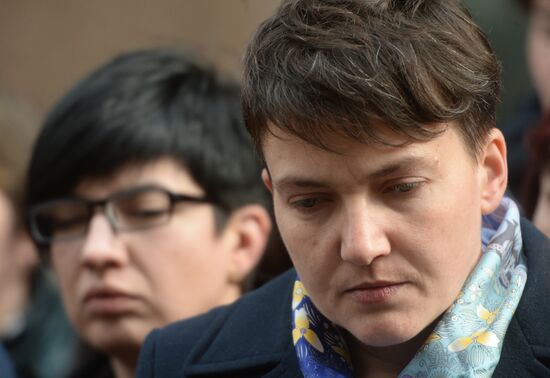 Nadezhda Savchenko's press briefing in Kiev