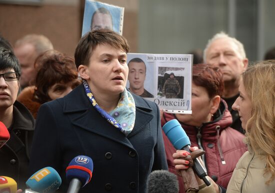 Nadezhda Savchenko's press briefing in Kiev