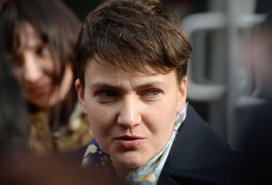 Nadezhda Savchenko's press briefing in Kiev