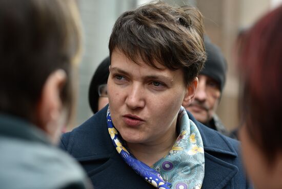 Nadezhda Savchenko's press briefing in Kiev