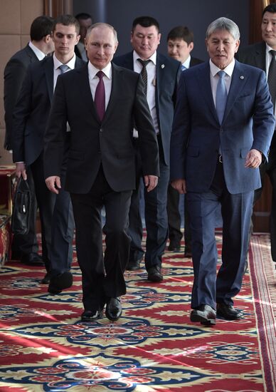 Vladimir Putin's official visit to Kyrgyzstan