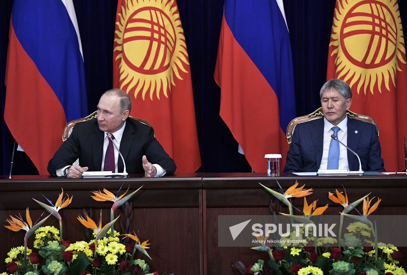 Vladimir Putin's official visit to Kyrgyzstan