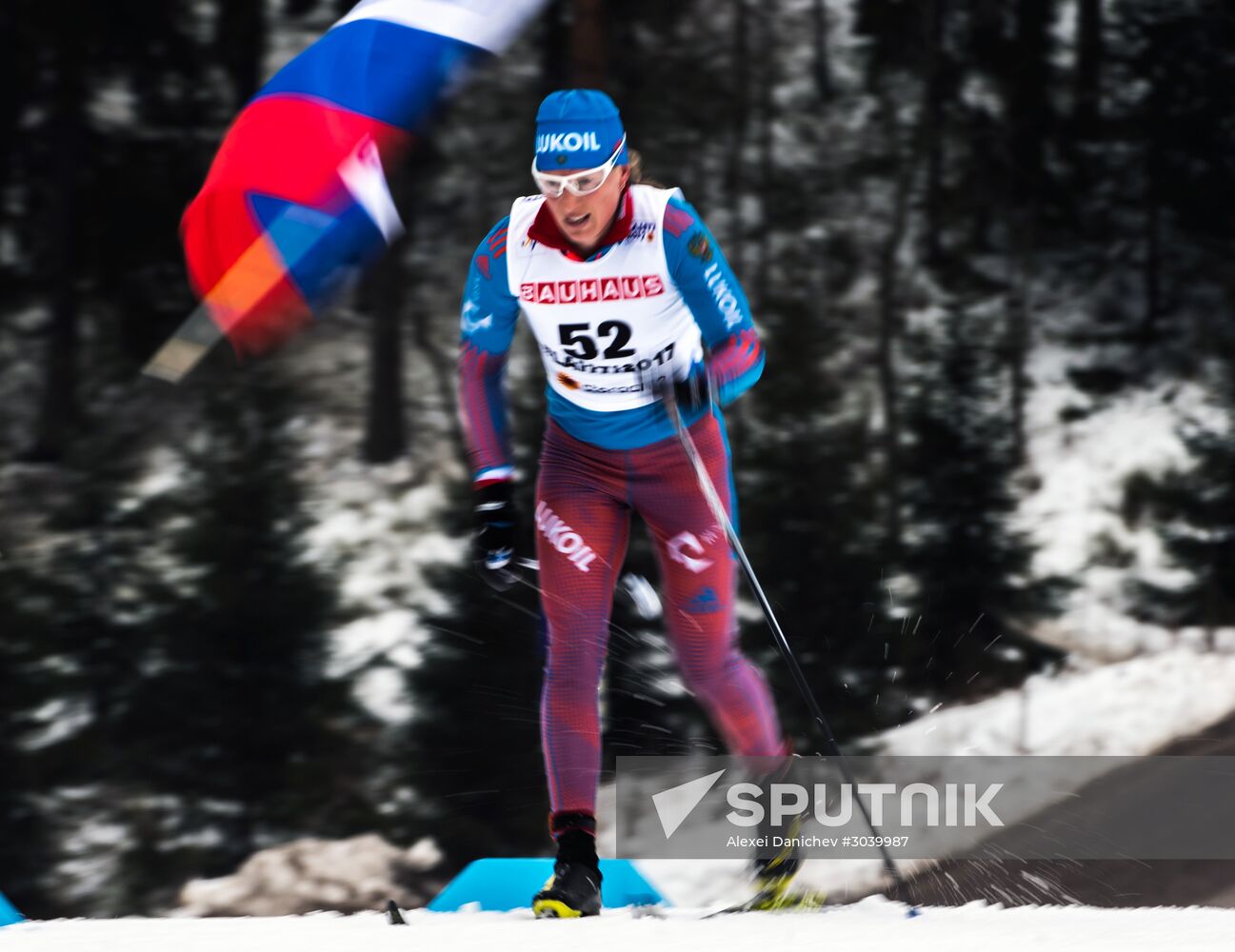 Cross country skiing. World Championships. Women's individual race