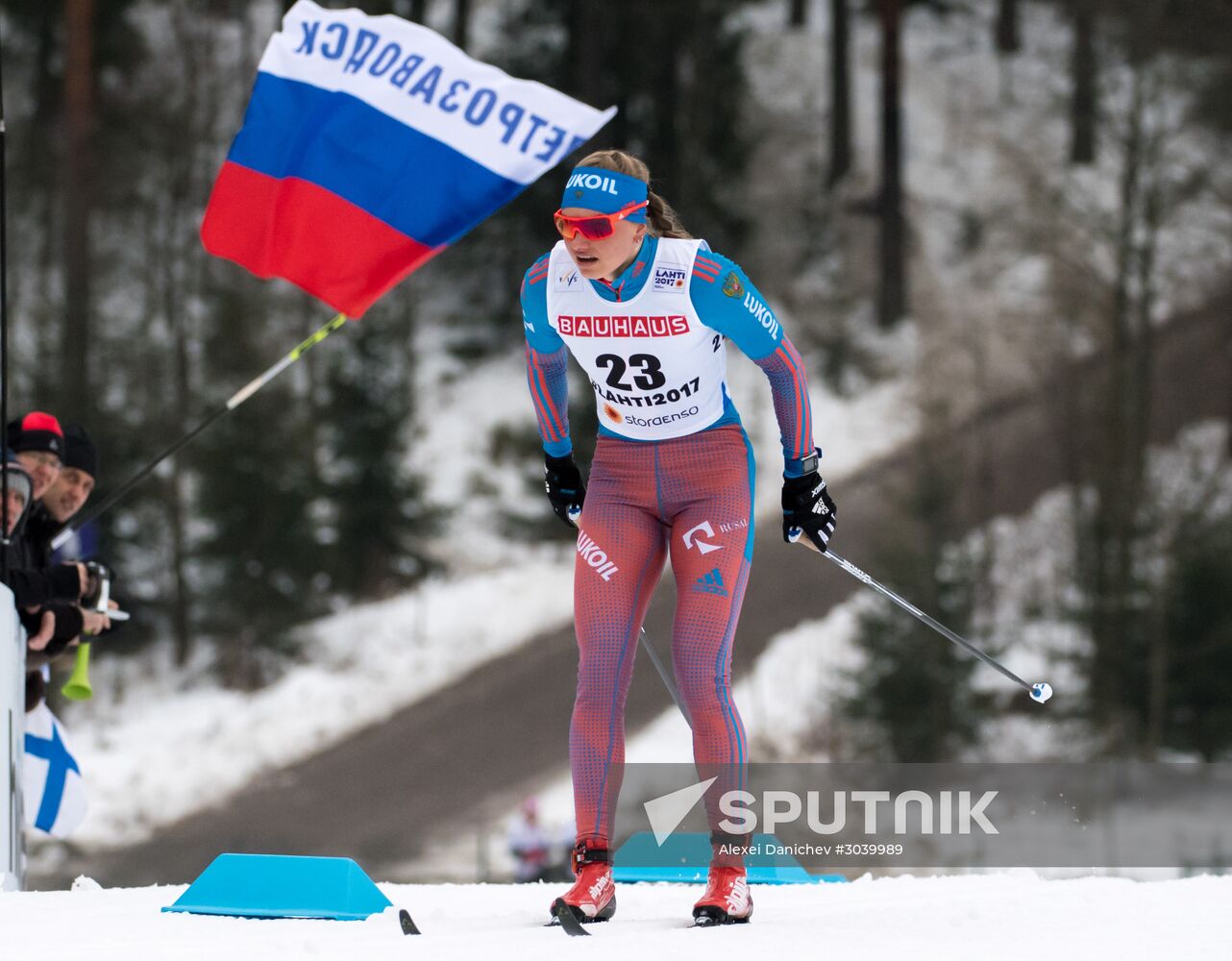 Cross country skiing. World Championships. Women's individual race